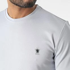De gros ✨ Sweat Crewneck RBL6181 Gris de Classic Series 🎁 -Classic Series Soldes classic series 348604 RBL6181 GRI 20221123T161651 02