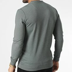 Remise 😉 Sweat Crewneck RBL6181 Vert Chiné de Classic Series 👍 -Classic Series Soldes classic series 348606 RBL6181 NEFTI 20221123T161935 04