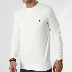 Budget ❤️ Sweat Crewneck RBL6181 Beige Clair de Classic Series 🤩 -Classic Series Soldes classic series 348608 RBL6181 EKRU 20221128T140757 03