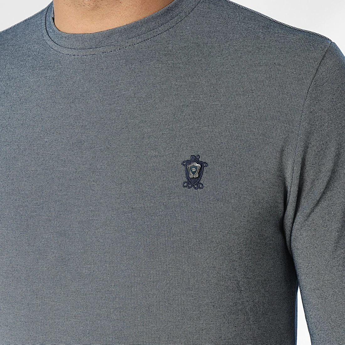 Top 10 😉 Sweat Crewneck RBL6181 Bleu Marine Chiné de Classic Series 🧨 4 Top 10 😉 Sweat Crewneck RBL6181 Bleu Marine Chiné de Classic Series 🧨 – Image 2