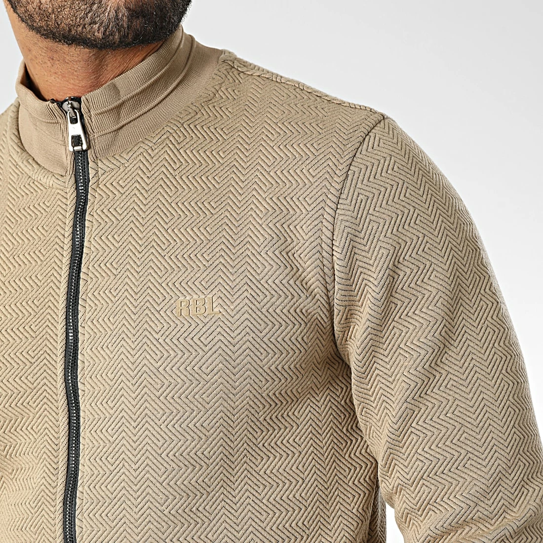 Remise 💯 Veste Zippée RBL6310 Beige de Classic Series 😍 4 Remise 💯 Veste Zippée RBL6310 Beige de Classic Series 😍 – Image 2