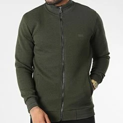 Promo 👏 Veste Zippée RBL6310 Vert Kaki de Classic Series ⌛ -Classic Series Soldes classic series 348666 RBL6310 HAKI 20221122T154541 03