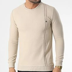 Tout neuf ⭐ Sweat Crewneck RBL6213 Beige de Classic Series 🥰 -Classic Series Soldes classic series 348681 RBL6213 BEJ 20221125T151850 03
