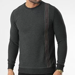 Bon marché 😍 Sweat Crewneck RBL6213 Gris Anthracite de Classic Series 🔔