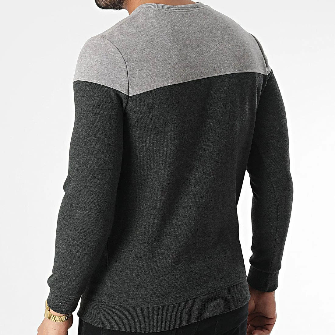 Vente flash ✔️ Sweat Crewneck RBL6211 Gris Anthracite Gris Clair de Classic Series 😍 6 Vente flash ✔️ Sweat Crewneck RBL6211 Gris Anthracite Gris Clair de Classic Series 😍 – Image 4