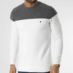 Bon marché ✔️ Sweat Crewneck RBL6211 Blanc Gris Anthracite de Classic Series ✨ 8 Bon marché ✔️ Sweat Crewneck RBL6211 Blanc Gris Anthracite de Classic Series ✨ -Classic Series Soldes classic series 348693 RBL6211 EKRU 20221125T152527 03