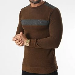 Remise ✨ Sweat Crewneck RBL6212 Marron de Classic Series 💯 -Classic Series Soldes classic series 348694 RBL6212 KAHVERENGI 20221125T150546 03