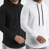 Meilleur prix 🥰 Lot De 2 Sweats Capuche Oversize 2181 2355 Blanc Noir de Classic Series 🔔 -Classic Series Soldes classic series 348702 LOT SHALVGE 2181 SHALVGE 2355 20221123T085258 01