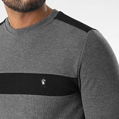 De gros ✔️ Sweat Crewneck RBL6212 Gris Chiné de Classic Series 🤩 -Classic Series Soldes classic series 348712 RBL6212 GRI 20221125T151229 02