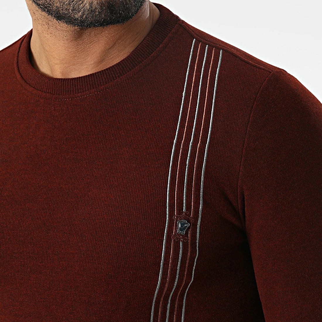 Bon marché ⭐ Sweat Crewneck RBL6213 Bordeaux de Classic Series 🤩 4 Bon marché ⭐ Sweat Crewneck RBL6213 Bordeaux de Classic Series 🤩 – Image 2