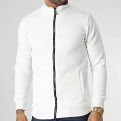Remise 👏 Veste Zippée RBL6310 Blanc de Classic Series ⭐
