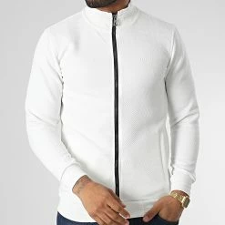 Remise 👏 Veste Zippée RBL6310 Blanc de Classic Series ⭐ -Classic Series Soldes classic series 348720 RBL6310 EKRU 20221122T154900 03