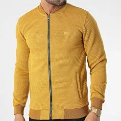 Meilleur prix 🔔 Veste Zippée RBL6308 Jaune Moutarde de Classic Series 🛒
