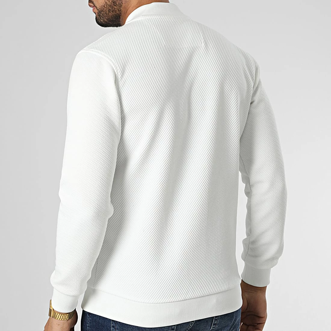 Remise ⭐ Veste Zippée RBL6308 Blanc de Classic Series 🛒 6 Remise ⭐ Veste Zippée RBL6308 Blanc de Classic Series 🛒 – Image 4