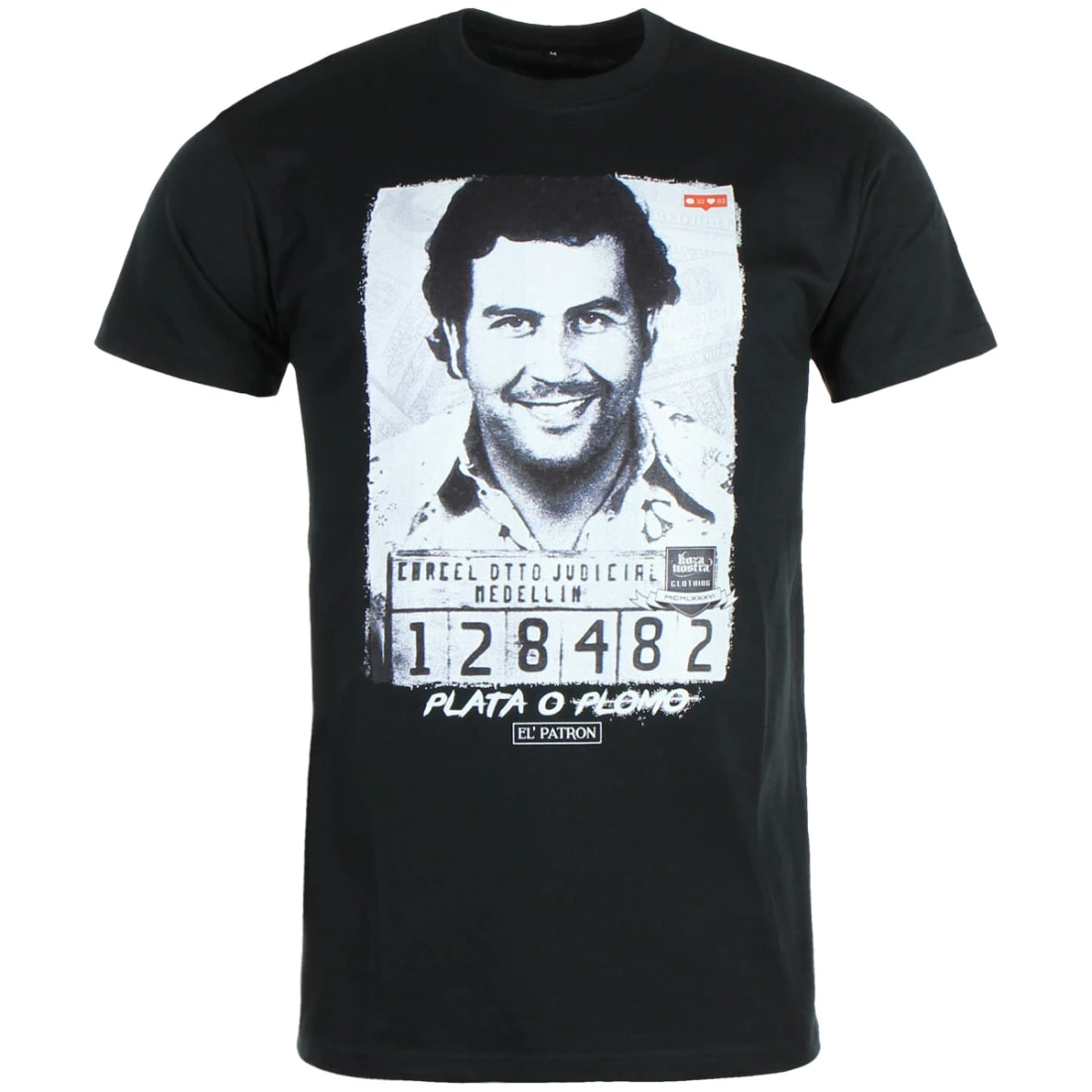 Meilleur prix ⭐ Tee 👕 Shirt El Patron Noir de Classic Series 💯 3 Meilleur prix ⭐ Tee 👕 Shirt El Patron Noir de Classic Series 💯