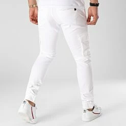 Remise ✔️ Jogger Pant Slim DP11000 Blanc de Classic Series ❤️ -Classic Series Soldes denim project 248008 DP11000 WHITE 20210125T142642 04