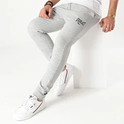 Grosses soldes ✨ Pantalon Jogging Audubon 810541 Gris Chiné de Classic Series 🌟 -Classic Series Soldes everlast 246534 810541 60 12 20210115T155257 03