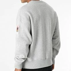 Coupon 👍 Sweat Crewneck Cali Gris Chiné de Classic Series 😀 -Classic Series Soldes green of california 255436 GREENOFCALIFORNIA SWCR HTRGREY 20210607T140737 04