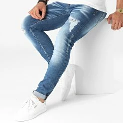 Bon marché 👏 Jean Slim 2940 Bleu Denim de Classic Series 👍 -Classic Series Soldes grj denim 288604 2940 BLUE 20211020T135428 03