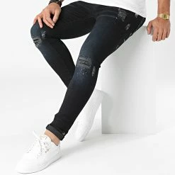 Meilleure vente 👏 Jean Slim 2929 Bleu Brut de Classic Series 👍 -Classic Series Soldes grj denim 288611 2929 BLACK 20211014T150920 03