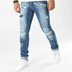 Acheter ✨ Jean Slim 2932 Bleu Denim de Classic Series 👍