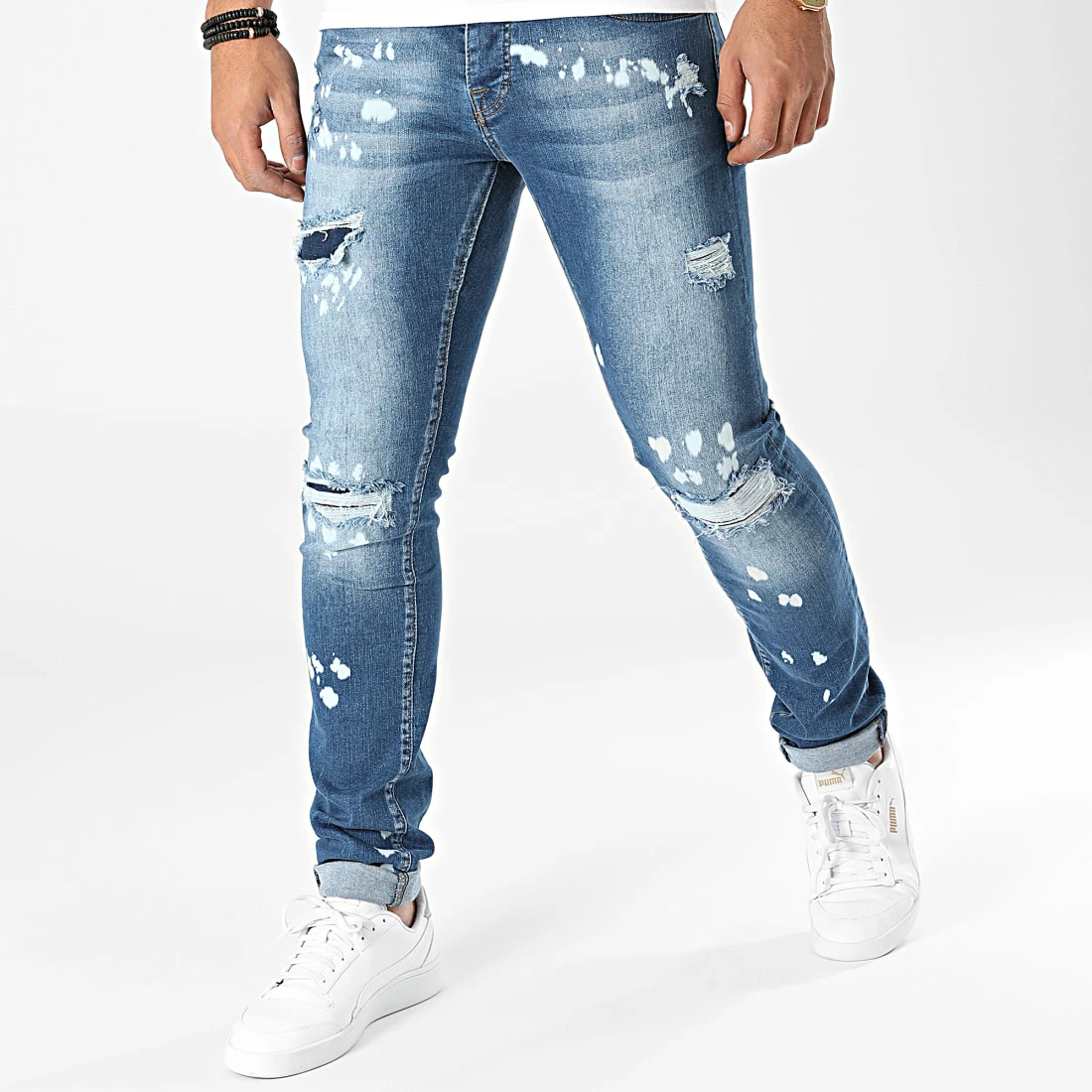 Acheter ✨ Jean Slim 2932 Bleu Denim de Classic Series 👍 3 Acheter ✨ Jean Slim 2932 Bleu Denim de Classic Series 👍