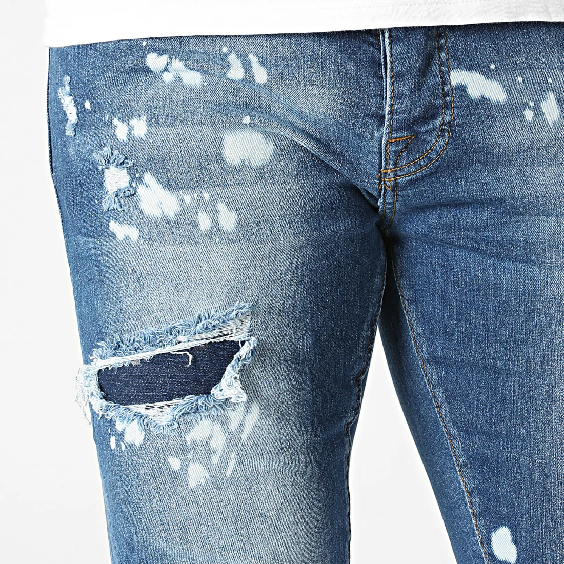 Acheter ✨ Jean Slim 2932 Bleu Denim de Classic Series 👍 4 Acheter ✨ Jean Slim 2932 Bleu Denim de Classic Series 👍 – Image 2