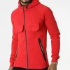 Offres ✨ Sweat Zippé Capuche Gortion Rouge de Classic Series 🔔 -Classic Series Soldes none 309436 GORTION RED 20220322T150642 01