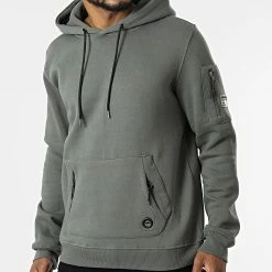 Coupon 🤩 Sweat Capuche H10600C21293A Gris Anthracite de Classic Series ⌛