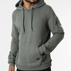 Coupon 🤩 Sweat Capuche H10600C21293A Gris Anthracite de Classic Series ⌛ -Classic Series Soldes sky rebel 317617 H10600C21293A 12400 20220517T161139 03
