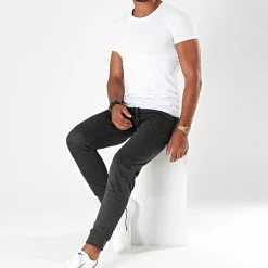 Offres 🥰 Pantalon Jogging SP1594 Gris Anthracite Chiné de Classic Series ✔️ -Classic Series Soldes south pole 197378 SP1594 H CHARCOAL 20190913T140411 03
