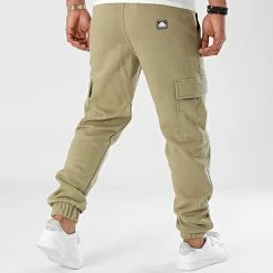 Offres 👏 Pantalon Jogging SP118 Vert Kaki de Classic Series 😍 -Classic Series Soldes south pole 288457 SP118 KHAKI 20211020T134918 04