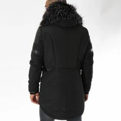 Promo 👏 Parka Fourrure 79623 Noir de Classic Series ✨ -Classic Series Soldes terance kole 150332 79623 NOIR 20180814T121313 05
