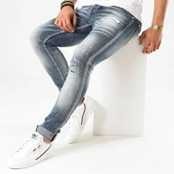 Meilleur prix ❤️ Jean Skinny 72301 Bleu Denim de Classic Series 🛒 -Classic Series Soldes terance kole 216892 72301 20200312T110143 03