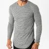 Meilleur prix 🔥 Pull Slim U2213 Gris Chiné de Classic Series 🧨 -Classic Series Soldes terance kole 230102 U2213 GRIS 20200916T140833 01