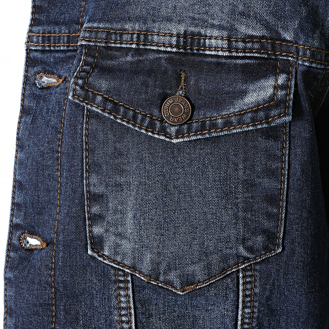 Acheter 🔥 Veste Jean Col Mouton 66123 Bleu Denim de Classic Series ❤️ 4 Acheter 🔥 Veste Jean Col Mouton 66123 Bleu Denim de Classic Series ❤️ – Image 2