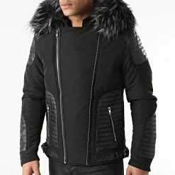 Top 10 🥰 Veste Zippée Capuche 79621 Noir de Classic Series 🔥 -Classic Series Soldes terance kole 290997 79621 2 20211111T155502 03