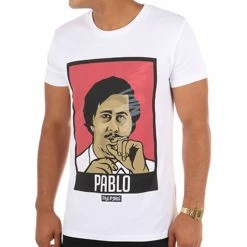 Grosses soldes ⌛ Tee 👚 Shirt Pablo Blanc de Classic Series 🎁