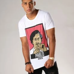 Grosses soldes ⌛ Tee 👚 Shirt Pablo Blanc de Classic Series 🎁 -Classic Series Soldes thug n swag 109417 tns ts pablo blc 20180828T154144 04
